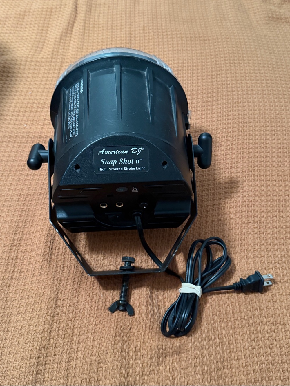 American DJ Snap Shot II Xenon Strobe Effect Light w/ Mounting Bracket